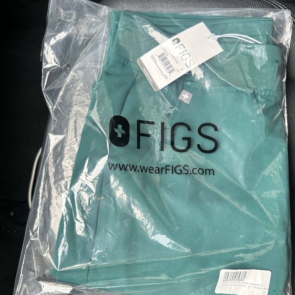 figs zamora jogger forest green